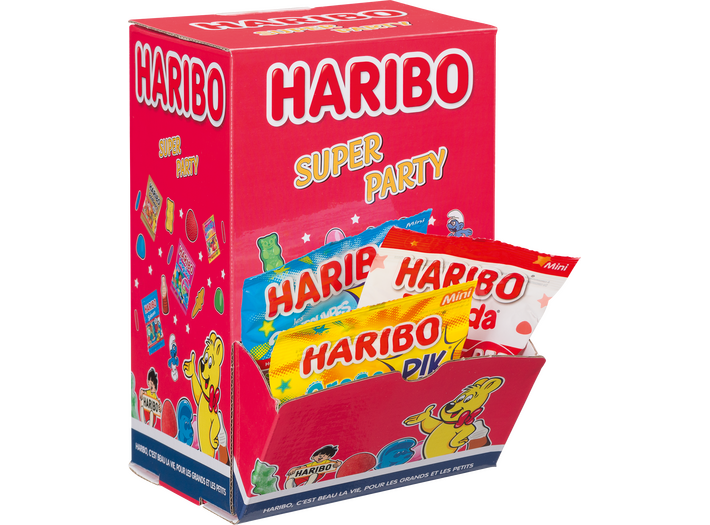 Bonbons HARIBO dès €79 hTVA taxes, services et timbres